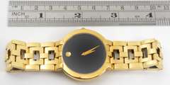 Iconic Men's Movado Museum Classic in Gold PVD