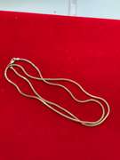 14K YELLOW GOLD WHEAT CHAIN