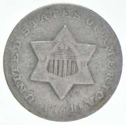 1851-O Silver Three-Cent Piece