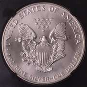 1993 American Silver Eagle NGC MS69