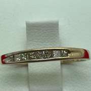 10K YELLOW GOLD DIAMOND BAND