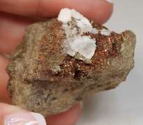 Heavy! 355ct Pyrite and Calcite