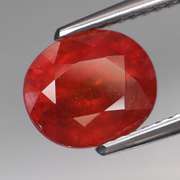 2.95ct top red orange natural Spessartite Garnet