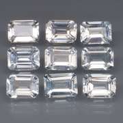 Glittering 10.73ct UNHEATED diamond white Topaz set