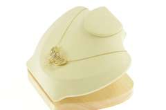 14K Yellow Gold 1.50 Ctw Baguette Diamond Loop Curvy Pendant