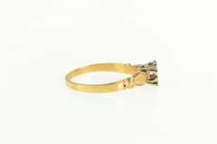 14K Yellow Gold 3.75mm Vintage NOS 1950's Engagement Setting Ring