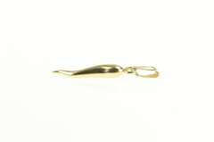 14K Yellow Gold Trad. Italian Horn Spiritual Protection Charm/Pendant