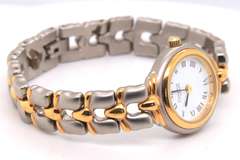 Caravelle 2 Tone Quartz Ladies Watch