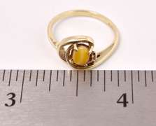 Sensational Cat's Eye Ring in Yellow Gold