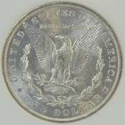 Satiny-white near Gem BU 1884-O Morgan Silver Dollar. NGC MS64
