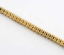 Smooth Diamond Box Link Bracelet