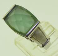 Sterling Silver Jade Ring