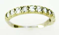 Early 9CT Spinel Band, Size 6