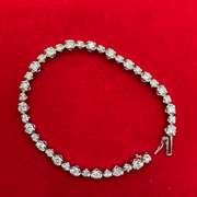 14K WHITE GOLD DIAMOND BRACELET