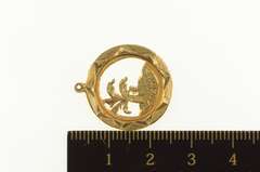 14K Yellow Gold Canarias Canary Islands Tropic Souvenir Charm/Pendant