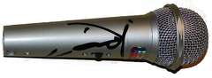 Nirvana Autographed Facsimile Microphone