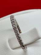 14K WHITE GOLD DIAMOND BAND