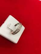 14K WHITE GOLD AND DIAMOND BAND