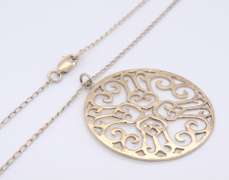 Vintage Sterling Silver Pendant on Chain