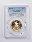 PR70 DCAM 2006-W $25 American Gold Eagle 1/2 Oz. .999 Fine Gold PCGS