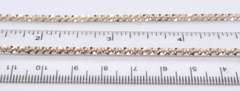 Italian Sterling Silver Popcorn Chain Necklace