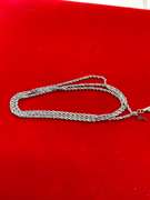 14K WHITE GOLD ROPE CHAIN