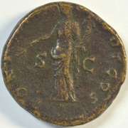 Sharp large Antoninus Pius Bronze Sestertius, 138-161 AD