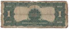 1899 $1 US Black Eagle Paper Money One Dollar Silver Certificate Banknote