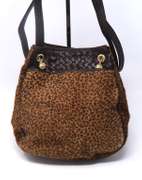 Vintage Bottega Veneta Animal Print Purse