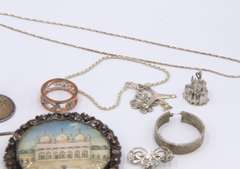 Group Lot of Vintage Sterling Silver Jewelry