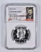 PF69 UCAM 1969-S Kennedy Half Dollar Signed NGC