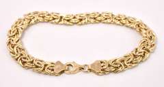 Brilliant Byzantine Bracelet in 14K Yellow Gold