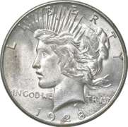 1928-S Peace Silver Dollar