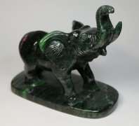 Giant! 6,360ct Ruby in Zoisite elephant carving