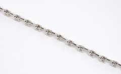 Feminine Straight Line 14k WG Bracelet