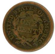 1848 Braided Hair Large Cent