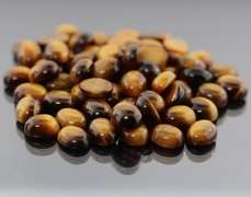 A sea of shimmer! 199.67ct Golden Tiger Eye cabochon set