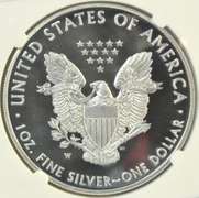 NGC PF70 UC graded 2017-W $1 Eagle First Day of Issue signed