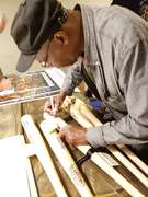 Warriors Cast Autographed X7 Baseball Bat James Remar +6 Exact Proof