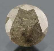 Stunning 1.27ct smooth cut gray Diamond solitaire