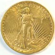 Key date 1916-S $20 Liberty Gold Piece in nice BU
