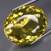 Large 25.42ct untreated lemon yellow Citrine