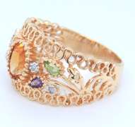 Ideal Yellow Gold oval Citrine Ring