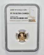 PF70 UCAM 2000-W $5 American Gold Eagle - Graded NGC