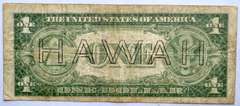 $1 1935 A Hawaii Emergency Issue Silver Certificate Fr2300