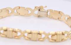 Incredible Yellow Gold Fancy Link Bracelet