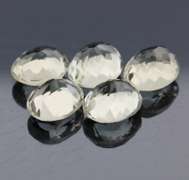 Brilliant 17.37ct natural platinum green Amethyst set