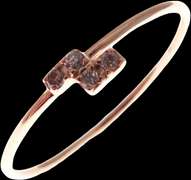 Sliding Double Pair Diamond 18k Rose Gold Ring