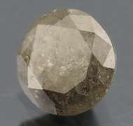 Stunning 1.27ct smooth cut gray Diamond solitaire