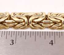 Sensational Byzantine Bracelet in 14K Yellow Gold
